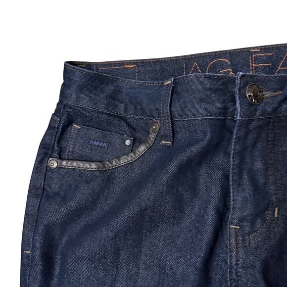 Jag Jeans Straight Leg Dark Denim Jeans Size 10P - Picture 3 of 9